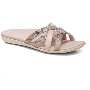 Vionic Dava Slide Sandal‎ Boa Rose Womens 11 New